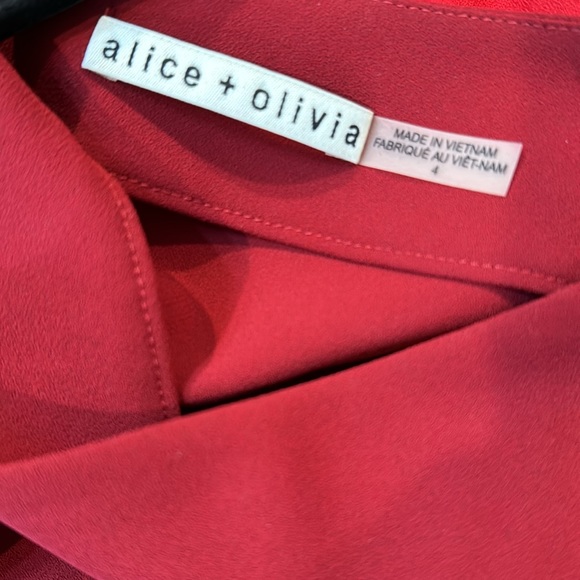 One shoulder Alice and Olivia dress - Picture 3 of 4